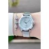 Ferrucci FCISTE370 Gümüş Renk Hediye Paketli Kadın Kol Saati ve Bileklik