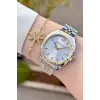 Ferrucci FCISTE376 Gold Gümüş Renk Kadın Kol Saati ve Bileklik