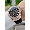 Daniel Klein DKISTE1813 46 Mm Kasası Rose Kordonu Siyah Renk İç Göstergeleri Aktif Erkek Kol Saati