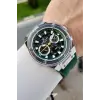 Daniel Klein DKISTE1810 46 Mm Kasası Gümüş Kordonu Yeşil Renk İç Göstergeleri Aktif Erkek Kol Saati