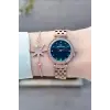 Daniel Klein DKISTE1949 Kadranı Mavi Kordonu Rose Renk 28 Mm Kadın Kol Saati ve Bileklik