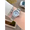 Ferrucci FCISTE395 Gümüş Renk Takvimli 25 Mm Kadın Kol Saati ve Bileklik