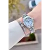 Ferrucci FCISTE395 Gümüş Renk Takvimli 25 Mm Kadın Kol Saati ve Bileklik
