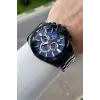 Kadranı Lacivert Kordonu Siyah Renk 47 Mm İç Göstergeleri Aktif Erkek Kol Saati
