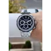 Ferrucci FCISTE351 Kadranı Lacivert Kordonu Gümüş Renk İç Göstergeleri Aktif 45 Mm Erkek Kol Saati