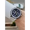 Ferrucci FCISTE351 Kadranı Lacivert Kordonu Gümüş Renk İç Göstergeleri Aktif 45 Mm Erkek Kol Saati