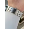 Ferrucci FCISTE351 Kadranı Lacivert Kordonu Gümüş Renk İç Göstergeleri Aktif 45 Mm Erkek Kol Saati