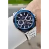 Ferrucci FCISTE408 43 Mm Kadranı Lacivert Kordonu Gümüş Renk İç Göstergeleri Aktif Erkek Kol Saati