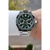 Ferrucci FCISTE409 43 Mm Kadranı Yeşil Kordonu Gümüş Renk İç Göstergeleri Aktif Erkek Kol Saati
