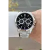 Kadranı Siyah Kordonu Gümüş Renk 43 Mm İç Göstergeleri Aktif Erkek Kol Saati