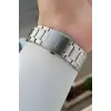Kadranı Siyah Kordonu Gümüş Renk 43 Mm İç Göstergeleri Aktif Erkek Kol Saati