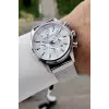 Gümüş Renk 43 Mm İç Göstergeleri Aktif Erkek Kol Saati