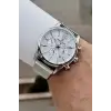 Gümüş Renk 43 Mm İç Göstergeleri Aktif Erkek Kol Saati