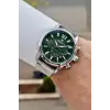 Kadranı Yeşil Kordonu Gümüş Renk 43 Mm İç Göstergeleri Aktif Erkek Kol Saati