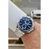 Kadranı Lacivert Kordonu Gümüş Renk 42 Mm İç Göstergeleri Aktif Erkek Kol Saati
