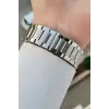 Kadranı Lacivert Kordonu Gümüş Renk 42 Mm İç Göstergeleri Aktif Erkek Kol Saati