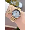 Gold Renk 34 Mm Kadın Kol Saati ve Bileklik