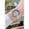 Gold Renk 34 Mm Kadın Kol Saati ve Bileklik