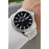 Kadranı Siyah Kordonu Gümüş Renk 43 Mm İç Göstergeleri Aktif Erkek Kol Saati