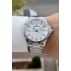 Gümüş Renk 43 Mm İç Göstergeleri Aktif Erkek Kol Saati