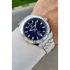Kadranı Lacivert Kordonu Gümüş Renk 42 Mm İç Göstergeleri Aktif Erkek Kol Saati