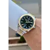 Kadranı Yeşil Kordonu Gold Gümüş Renk 42 Mm İç Göstergeleri Aktif Erkek Kol Saati