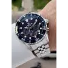 Kadranı Lacivert Kordonu Gümüş Renk 44 Mm İç Göstergeleri Aktif Erkek Kol Saati