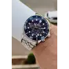 Kadranı Lacivert Kordonu Gümüş Renk 44 Mm İç Göstergeleri Aktif Erkek Kol Saati