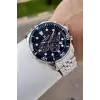 Kadranı Lacivert Kordonu Gümüş Renk 44 Mm İç Göstergeleri Aktif Erkek Kol Saati