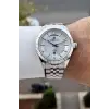 Gümüş Renk 42 Mm İç Göstergeleri Aktif Erkek Kol Saati