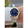 Kadranı Lacivert Kordonu Gold Gümüş Renk 42 Mm İç Göstergeleri Aktif Erkek Kol Saati
