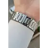 Kadranı Siyah Kordonu Gümüş Renk 42 Mm İç Göstergeleri Aktif Erkek Kol Saati