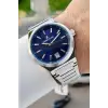Kadranı Lacivert Kordonu Gümüş Renk 42 Mm İç Göstergeleri Aktif Erkek Kol Saati