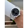 Kadranı Siyah Kordonu Gümüş Renk 42 Mm İç Göstergeleri Aktif Erkek Kol Saati