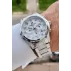 Gümüş Renk 44 Mm Göstergeleri Aktif Erkek Kol Saati