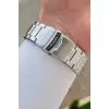 Kadranı Siyah Kordonu Gümüş Renk 44 Mm Göstergeleri Aktif Erkek Kol Saati