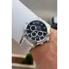 Kadranı Siyah Kordonu Gümüş Renk 44 Mm Göstergeleri Aktif Erkek Kol Saati