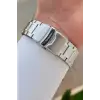 Kadranı Lacivert Kordonu Gümüş Renk 44 Mm Göstergeleri Aktif Erkek Kol Saati