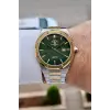 Santa Barbara Polo & Racquet Club Kadranı Yeşil Kordonu Gold Gümüş Renk 41 mm Renk Atmaz Oksitlenmez Çelik Erkek Kol Saati