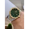 Santa Barbara Polo & Racquet Club Kadranı Yeşil Kordonu Gold Gümüş Renk 41 mm Renk Atmaz Oksitlenmez Çelik Erkek Kol Saati
