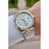 Santa Barbara Polo & Racquet Club Gold Gümüş Renk 40 mm Renk Atmaz Oksitlenmez Çelik Erkek Kol Saati