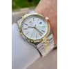 Santa Barbara Polo & Racquet Club Gold Gümüş Renk 40 mm Renk Atmaz Oksitlenmez Çelik Erkek Kol Saati
