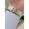 Santa Barbara Polo & Racquet Club Gold Gümüş Renk 40 mm Renk Atmaz Oksitlenmez Çelik Erkek Kol Saati