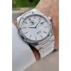 Santa Barbara Polo & Racquet Club Gümüş Renk 41 mm Renk Atmaz Oksitlenmez Çelik Erkek Kol Saati