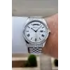 Gümüş Renk 41 mm İç Göstergeleri Aktif Erkek Kol Saati
