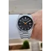 Kadranı Siyah Kordonu Gümüş Renk 40 mm İç Göstergeleri Aktif Erkek Kol Saati