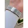 Kadranı Siyah Kordonu Gümüş Renk 41 mm İç Göstergeleri Aktif Erkek Kol Saati