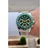 Kadranı Yeşil Kordonu Gold Gümüş Renk 42 mm İç Göstergeleri Aktif Erkek Kol Saati