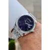 Kadranı Lacivert Kordonu Gümüş Renk 41 mm İç Göstergeleri Aktif Erkek Kol Saati