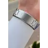 Kadranı Lacivert Kordonu Gümüş Renk 43 mm İç Göstergeleri Aktif Erkek Kol Saati